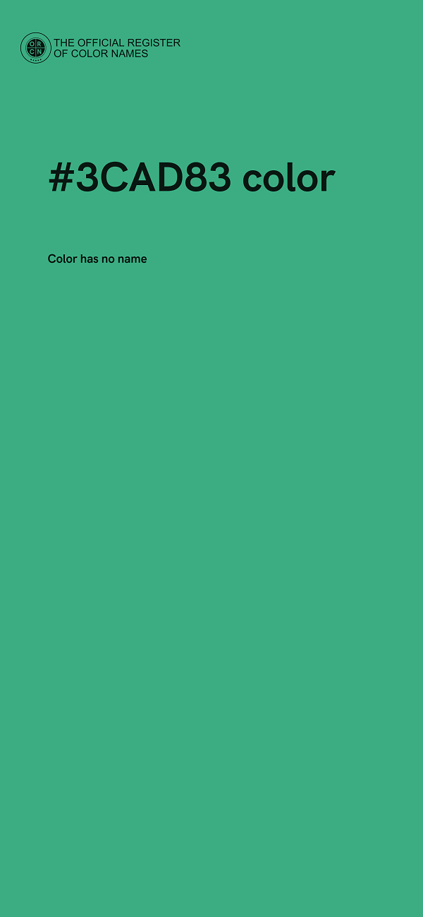 #3CAD83 color image