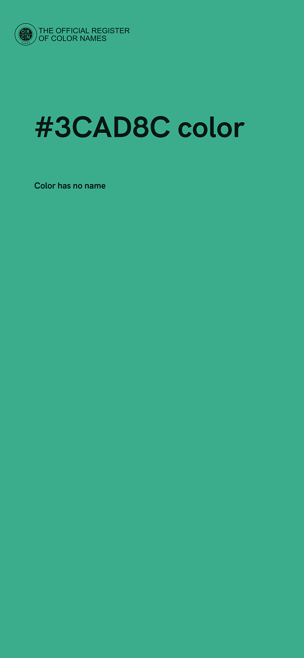 #3CAD8C color image