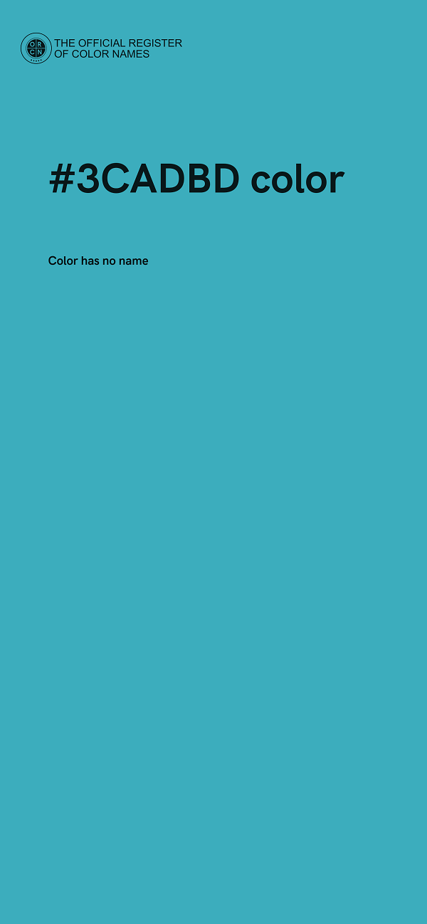 #3CADBD color image
