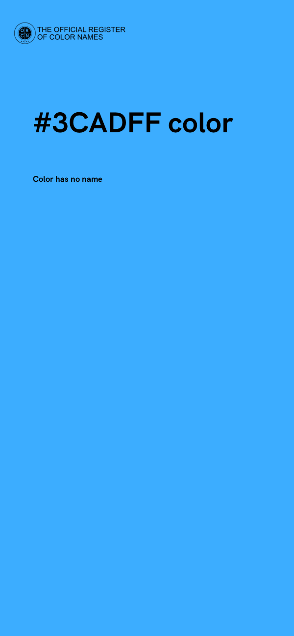 #3CADFF color image
