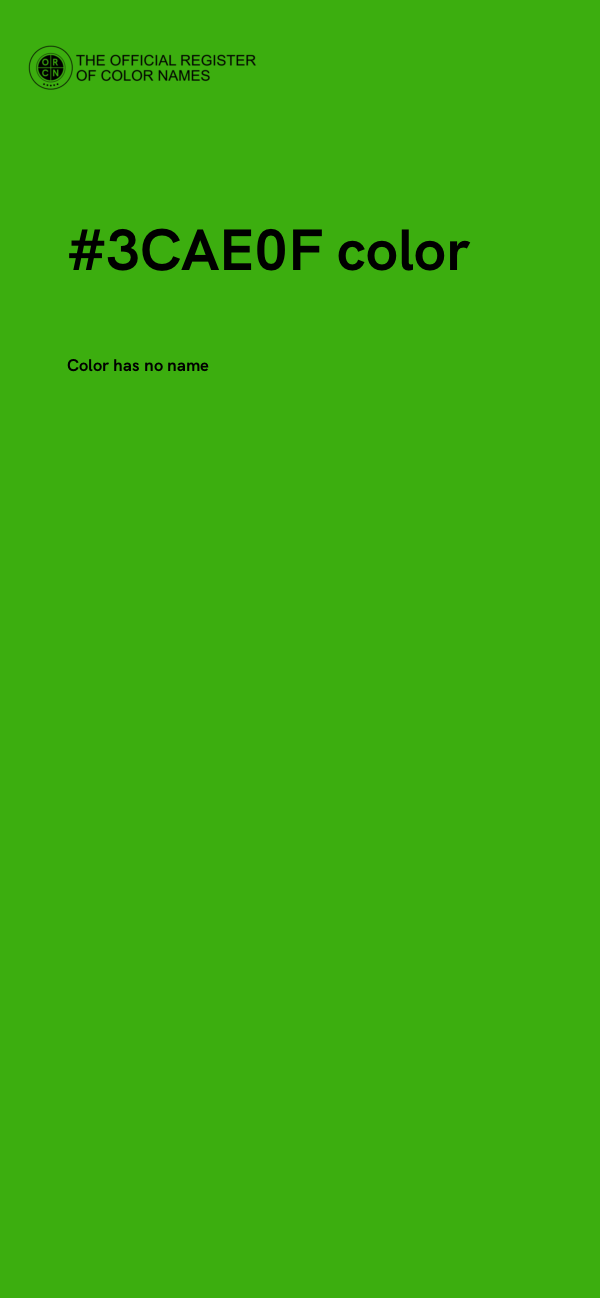 #3CAE0F color image