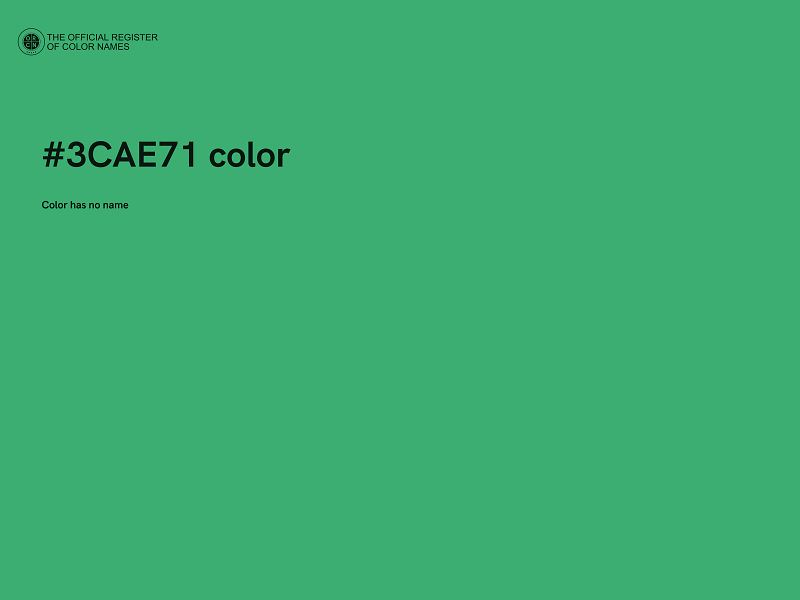 #3CAE71 color image