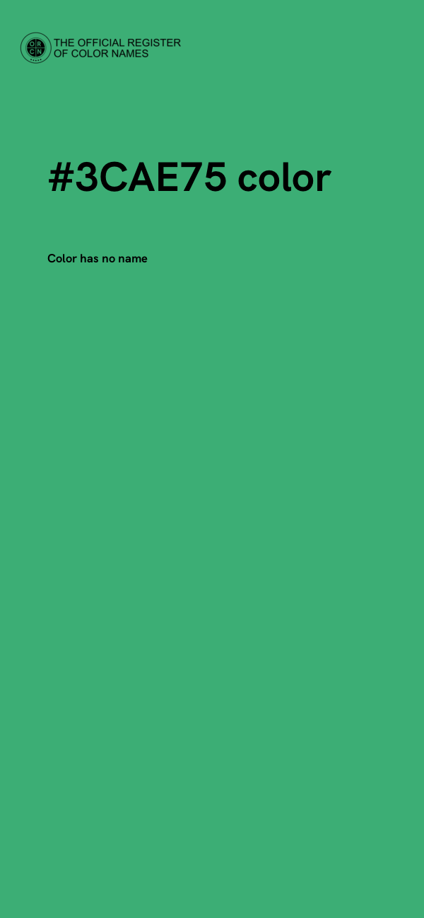 #3CAE75 color image