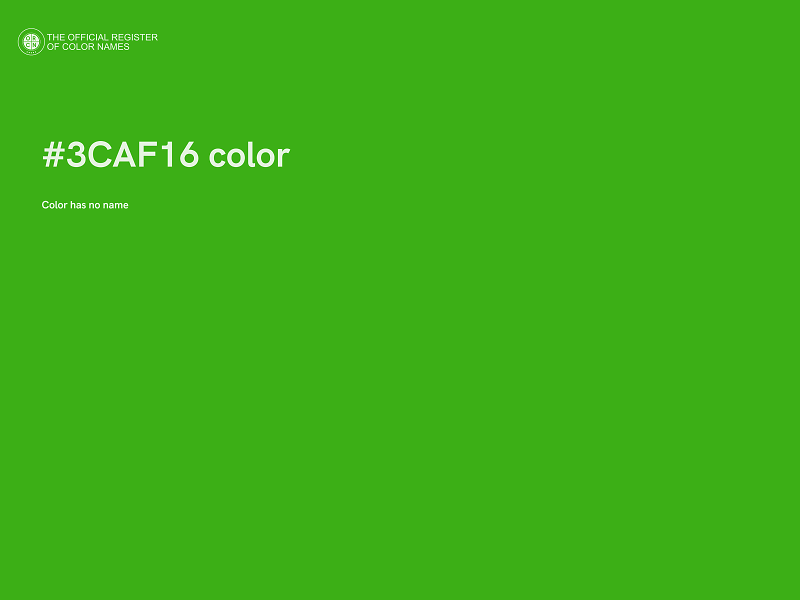 #3CAF16 color image