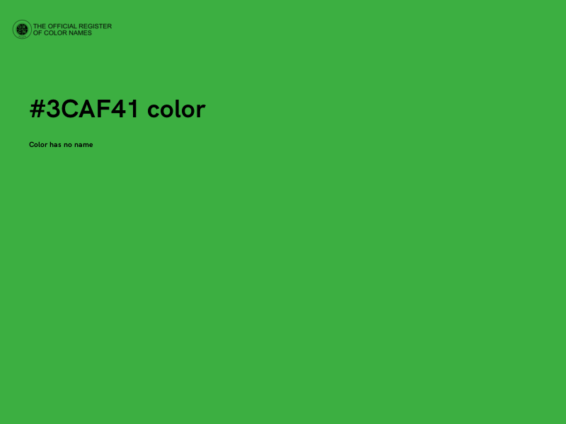 #3CAF41 color image
