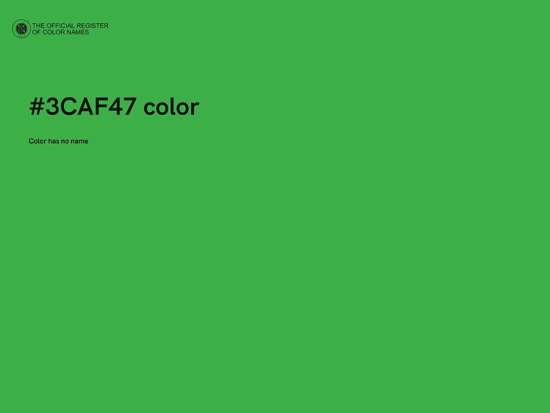 #3CAF47 color image