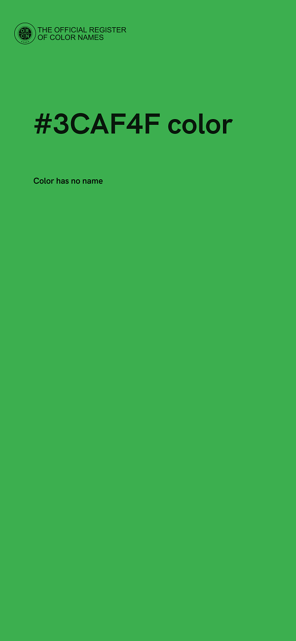 #3CAF4F color image