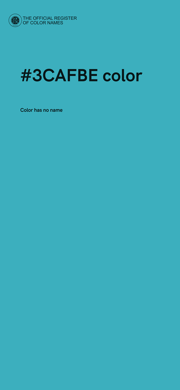 #3CAFBE color image