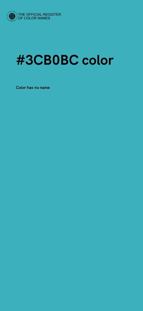 #3CB0BC color image