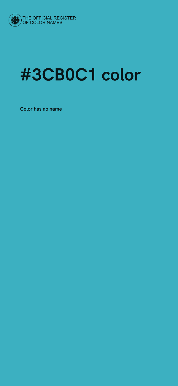 #3CB0C1 color image