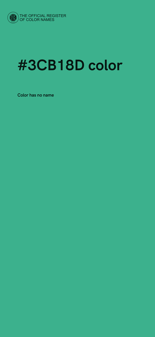 #3CB18D color image