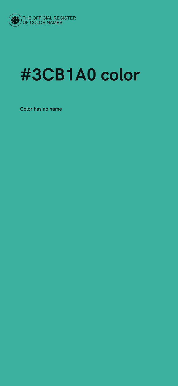 #3CB1A0 color image