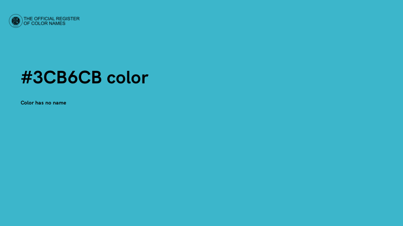 #3CB6CB color image
