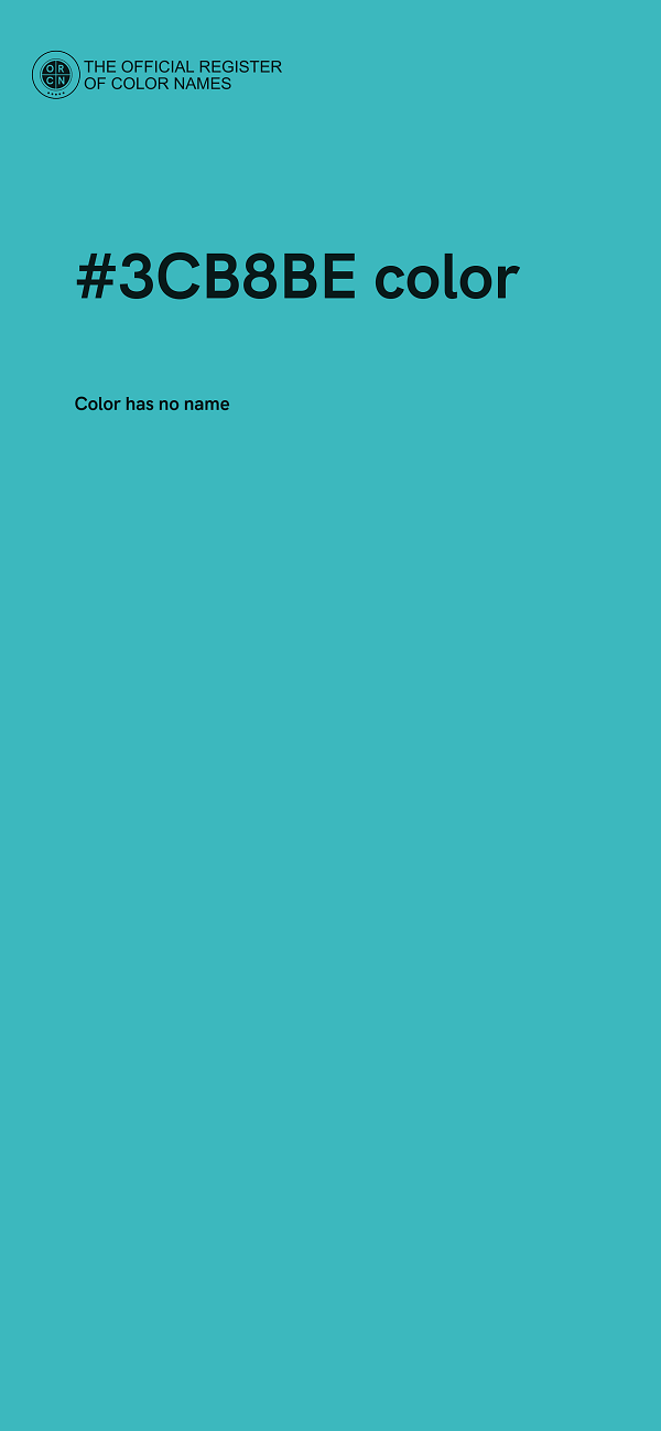 #3CB8BE color image
