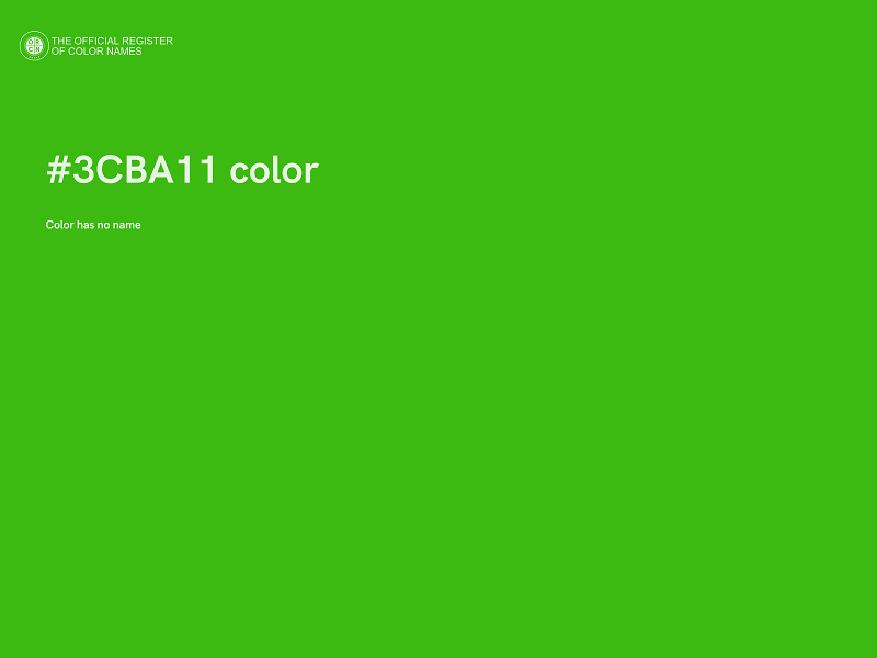 #3CBA11 color image