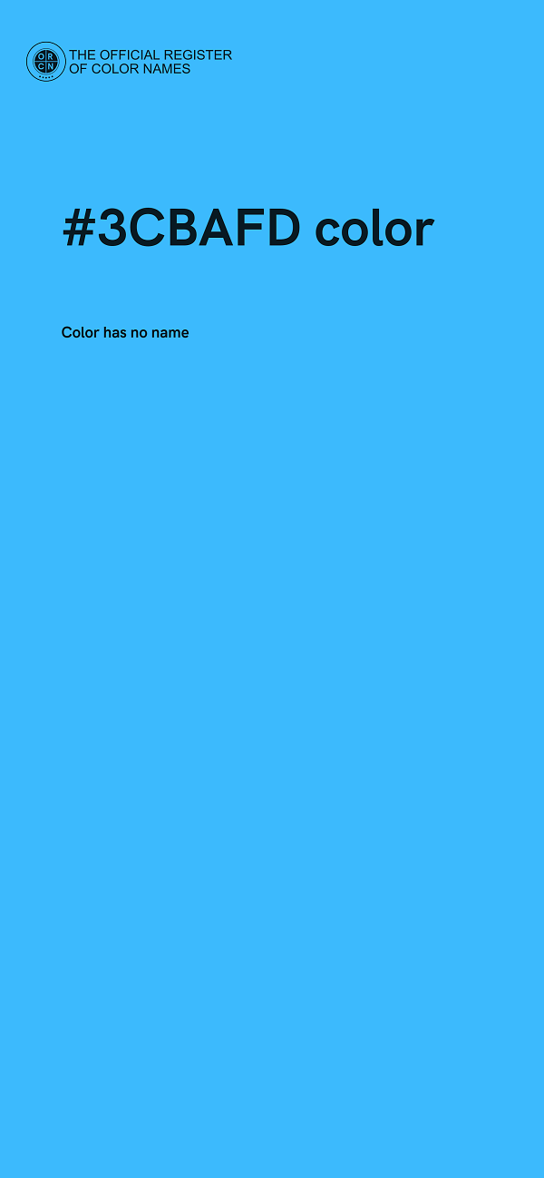 #3CBAFD color image