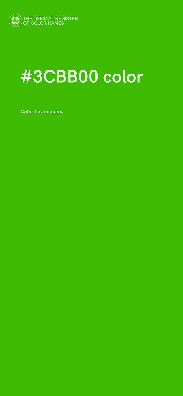 #3CBB00 color image