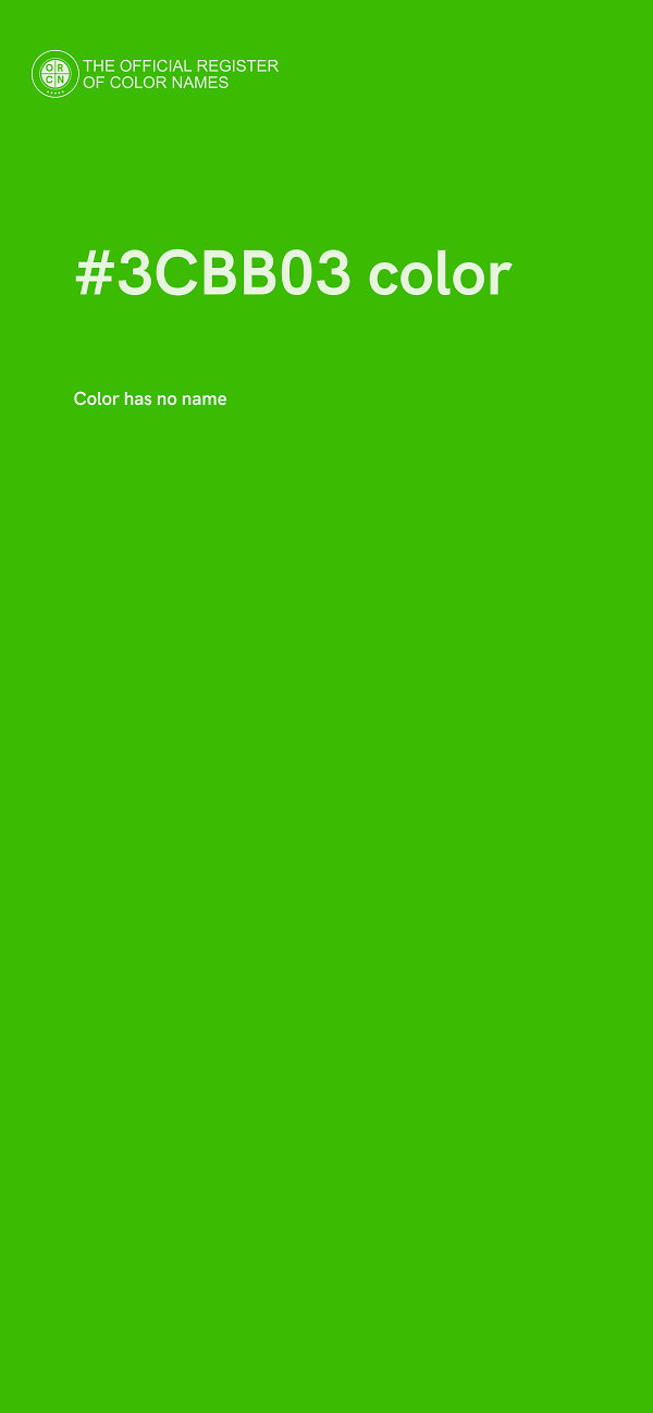 #3CBB03 color image