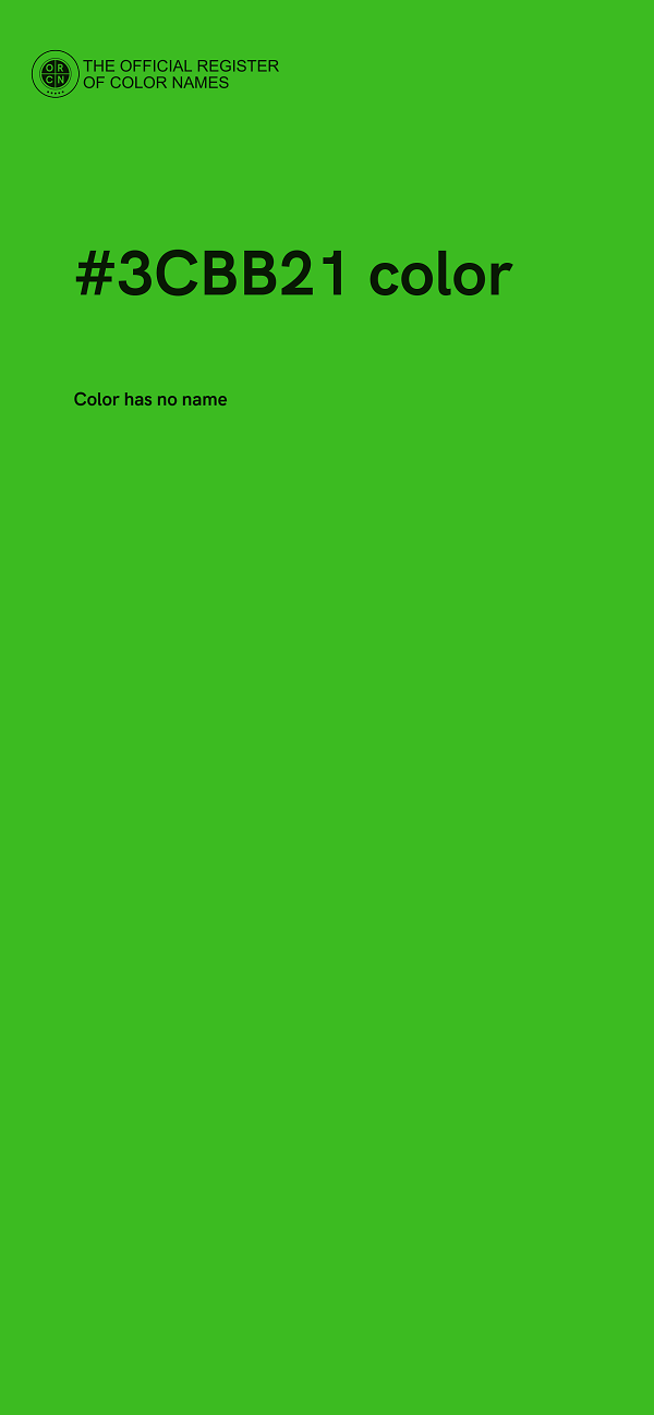 #3CBB21 color image