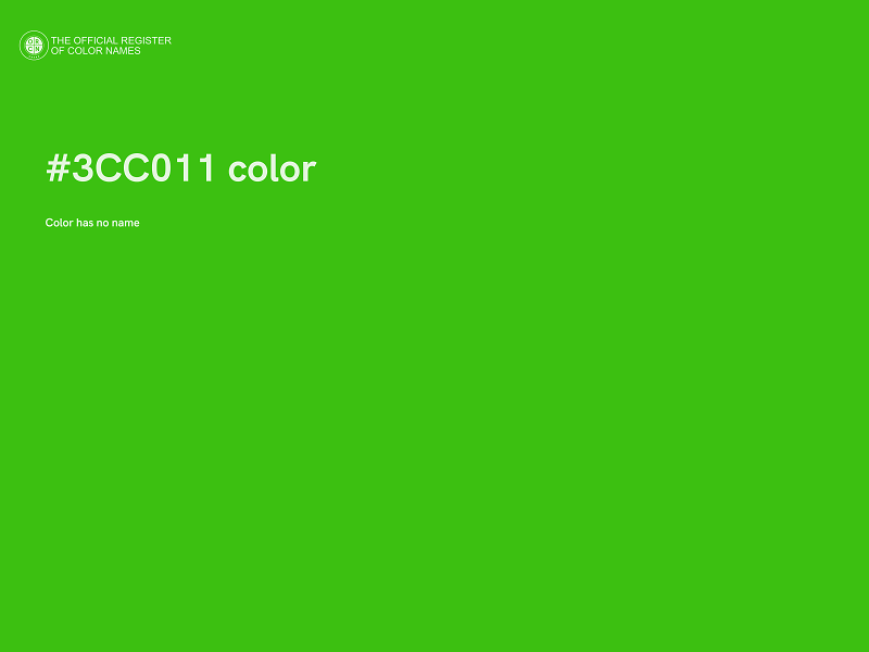 #3CC011 color image