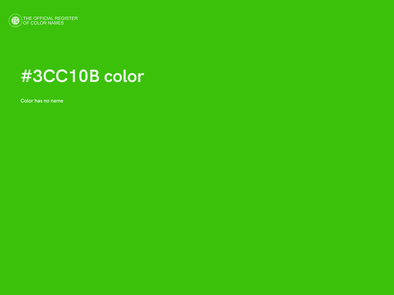 #3CC10B color image