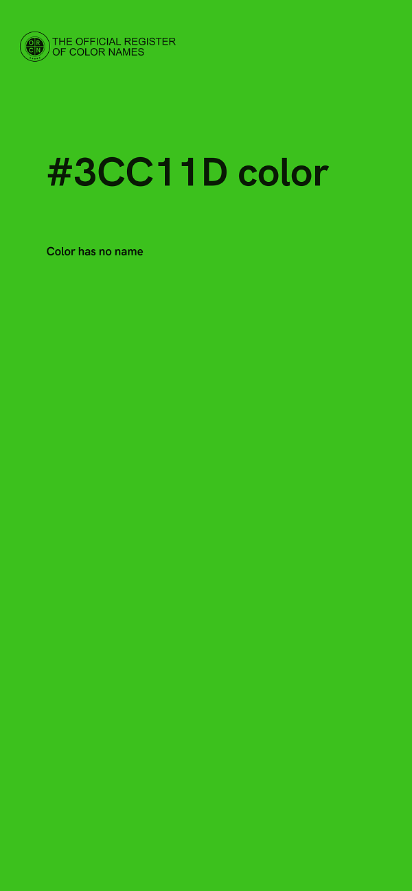 #3CC11D color image