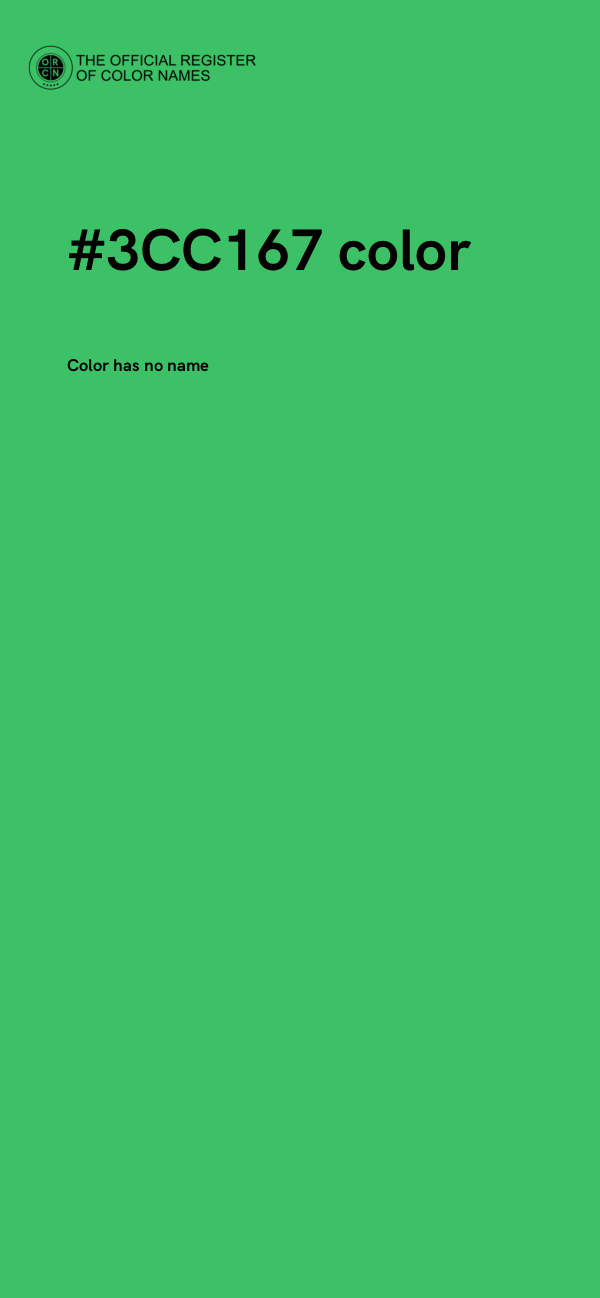 #3CC167 color image