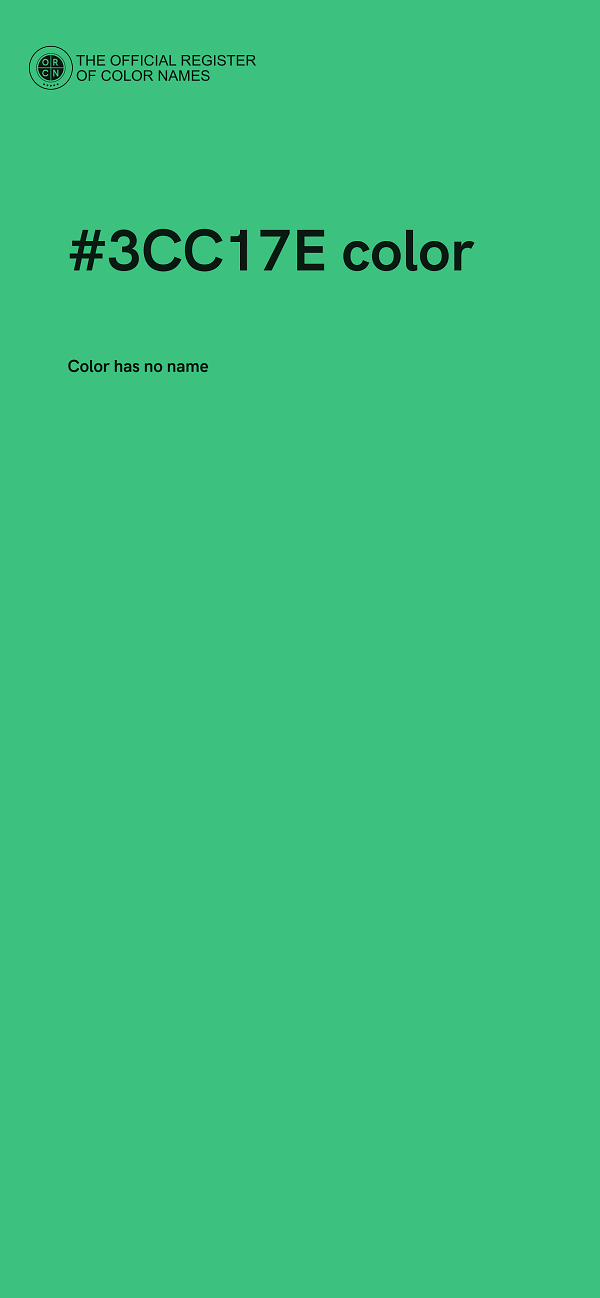 #3CC17E color image