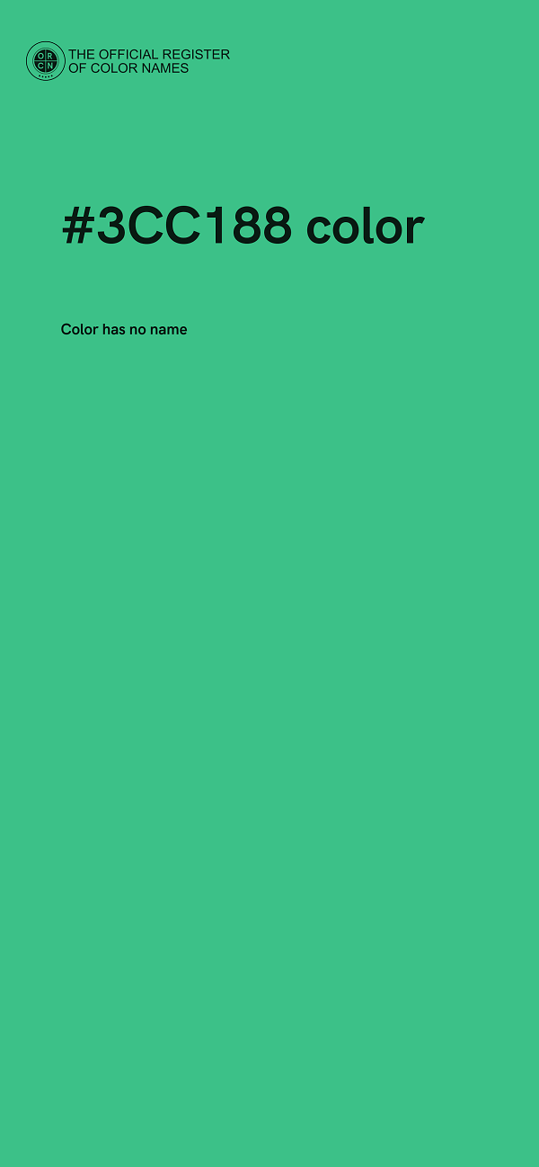 #3CC188 color image