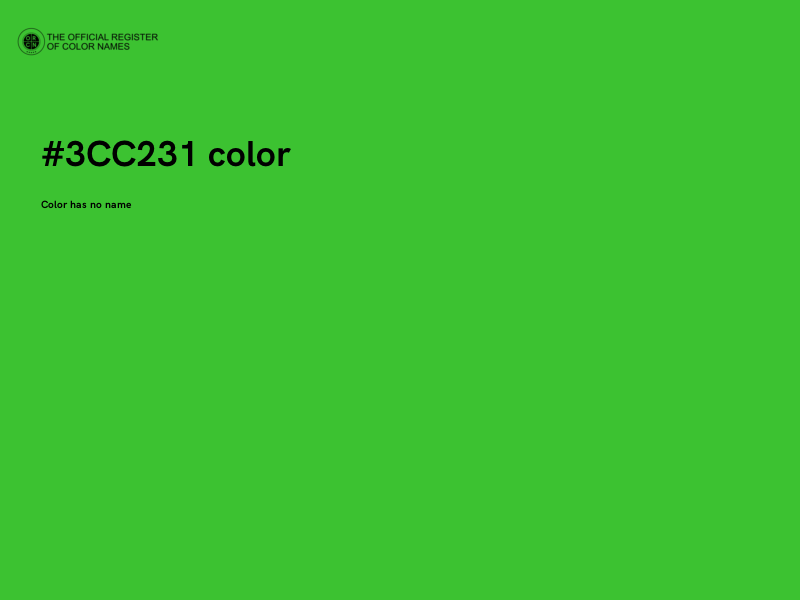 #3CC231 color image