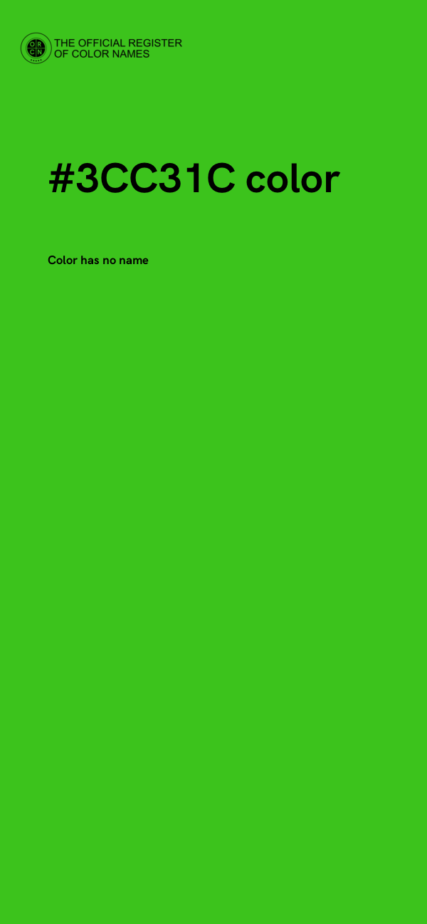 #3CC31C color image