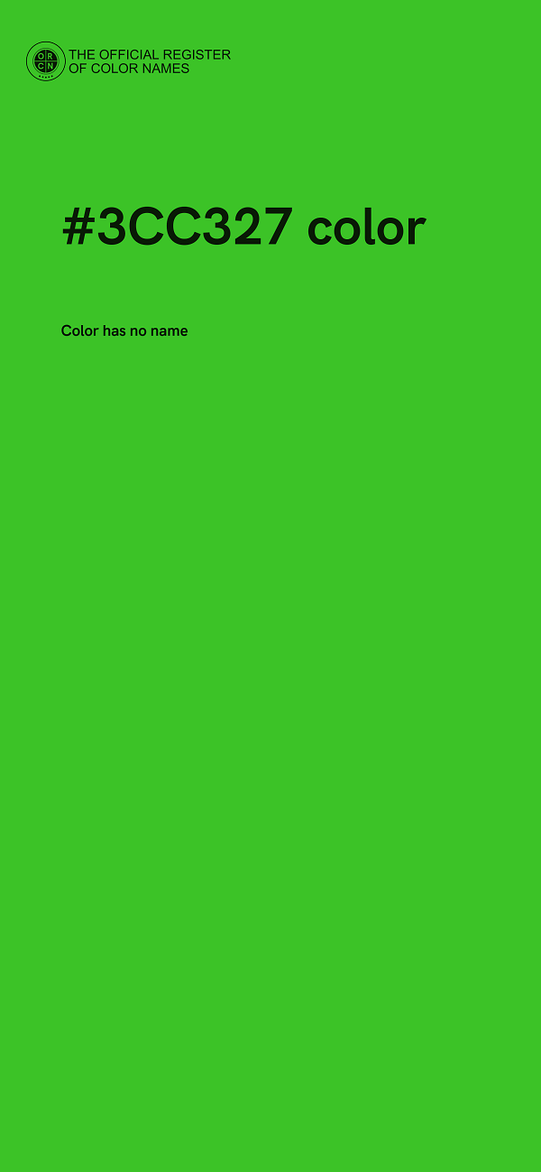 #3CC327 color image