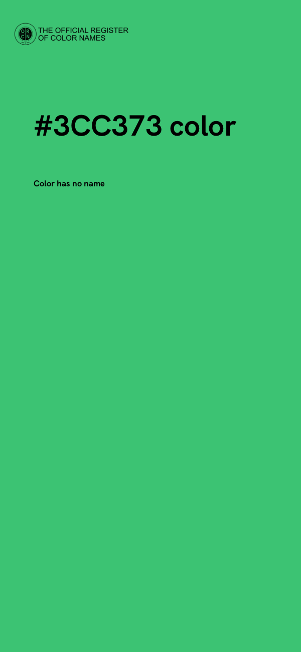 #3CC373 color image