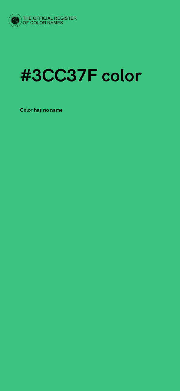 #3CC37F color image
