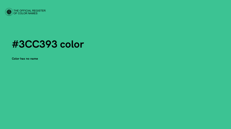 #3CC393 color image