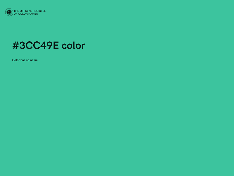 #3CC49E color image