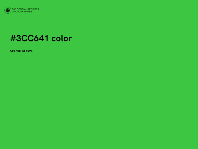 #3CC641 color image