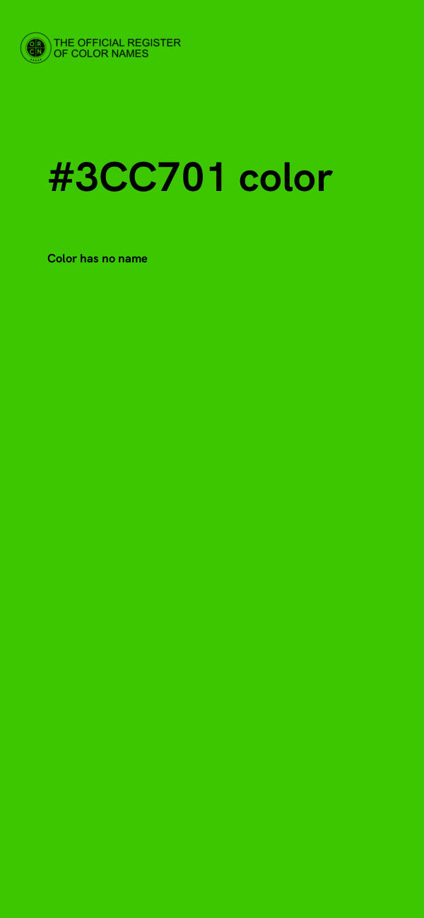 #3CC701 color image