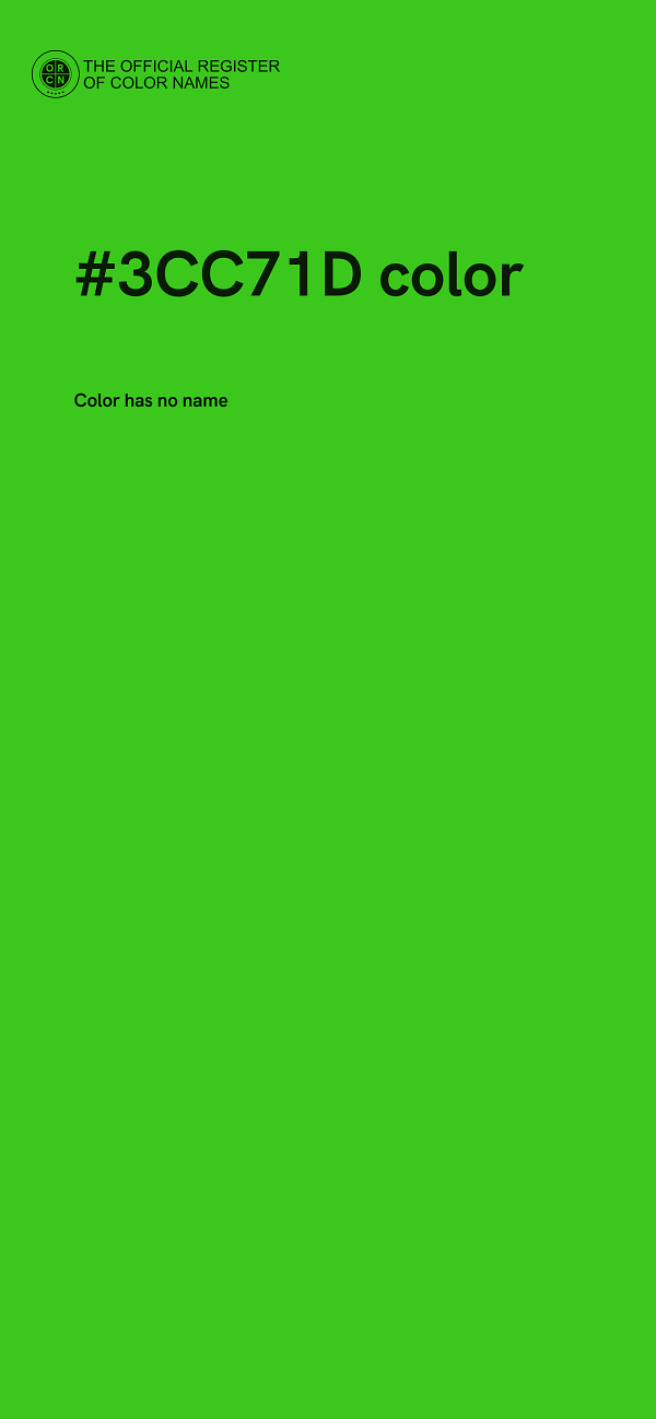 #3CC71D color image