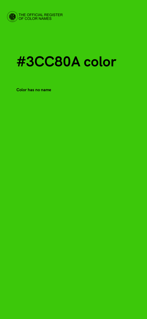 #3CC80A color image