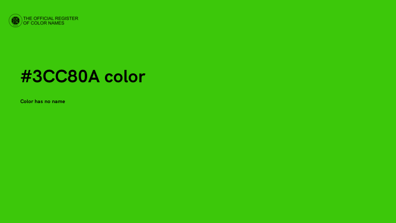 #3CC80A color image