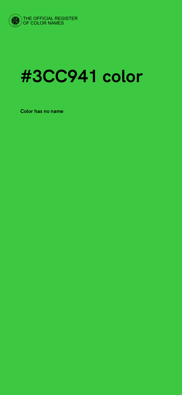 #3CC941 color image