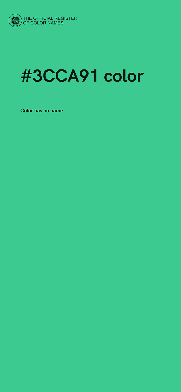 #3CCA91 color image