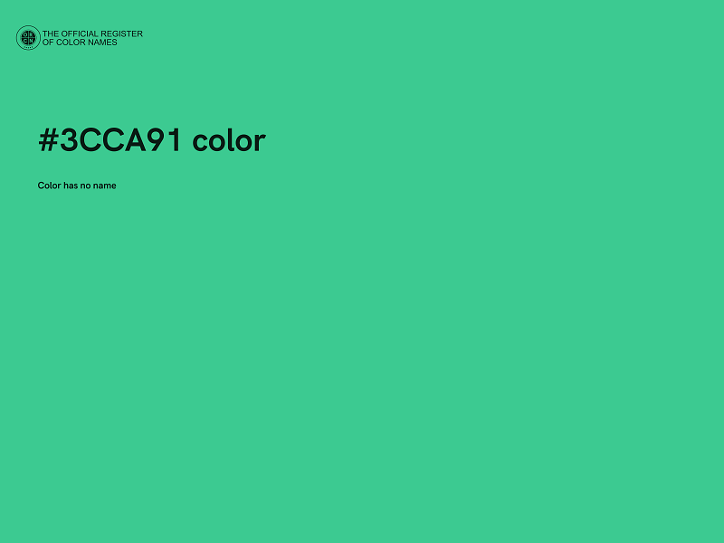 #3CCA91 color image