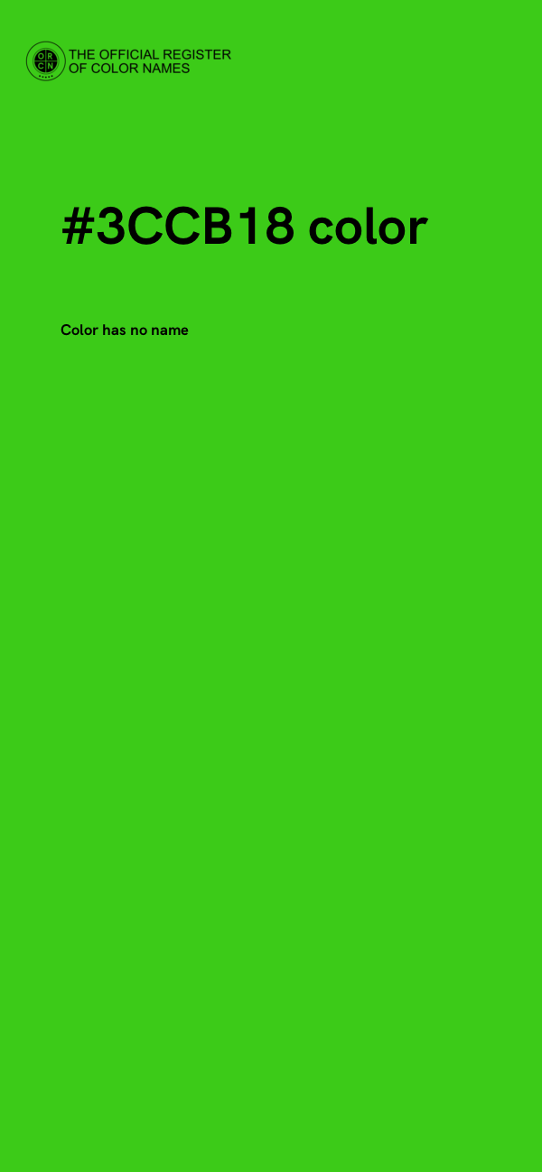#3CCB18 color image
