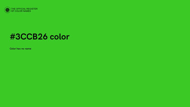 #3CCB26 color image