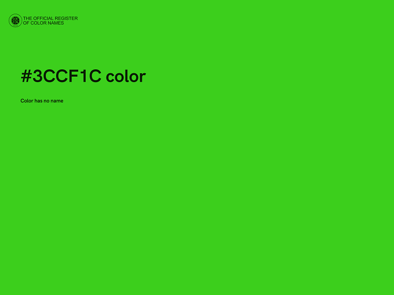 #3CCF1C color image