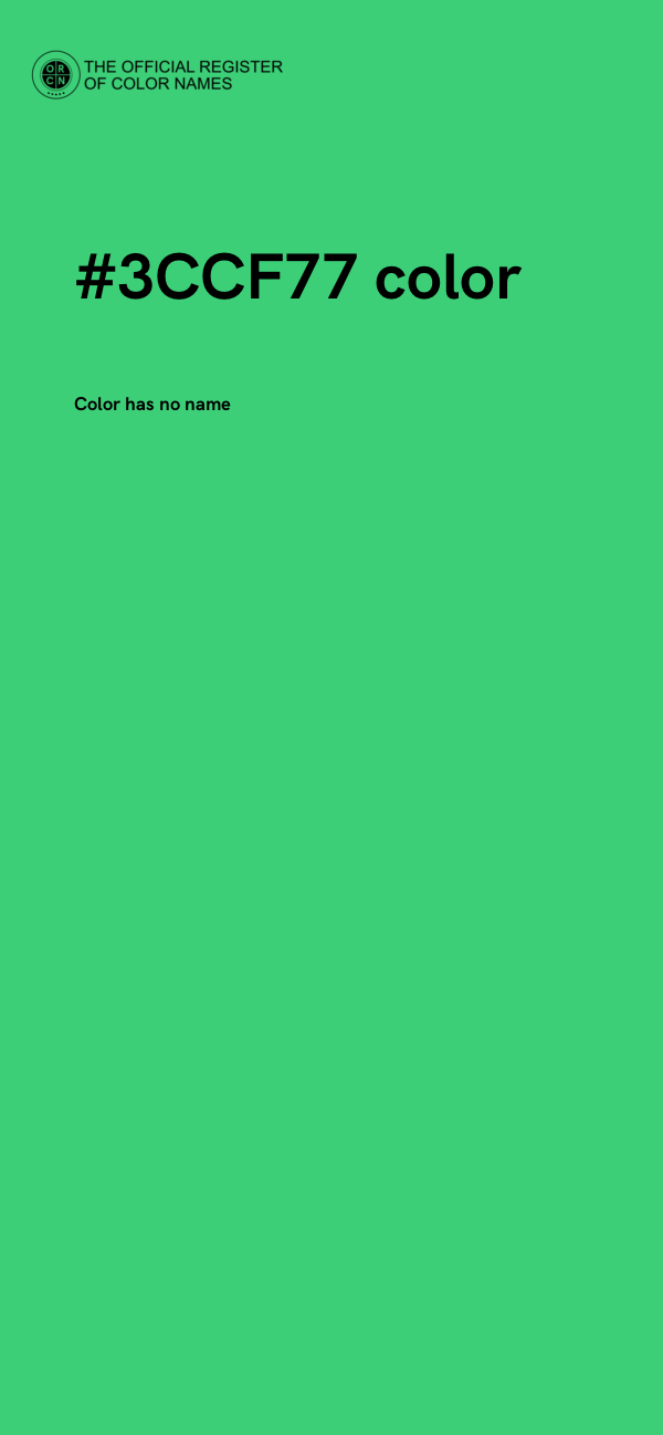 #3CCF77 color image