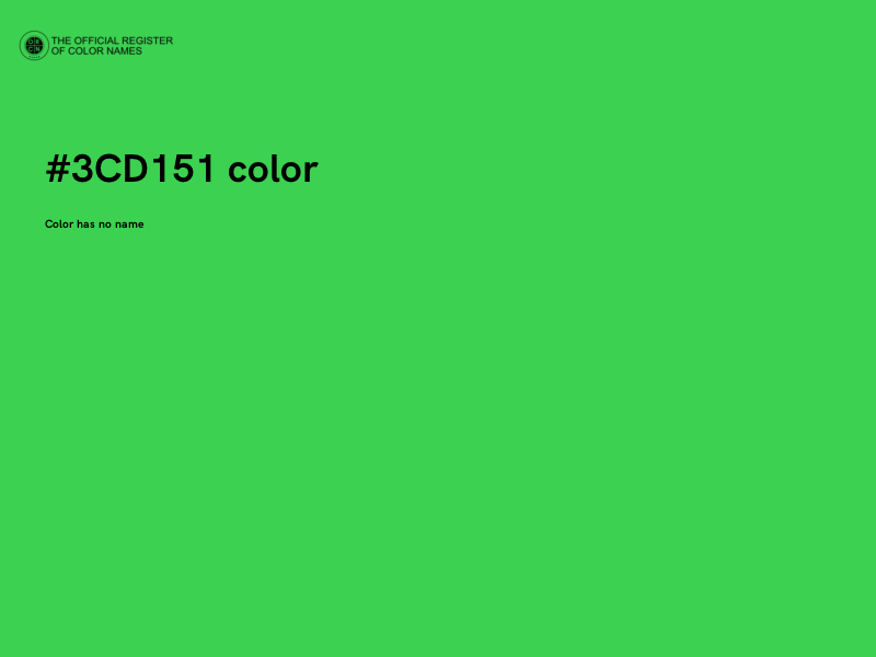 #3CD151 color image