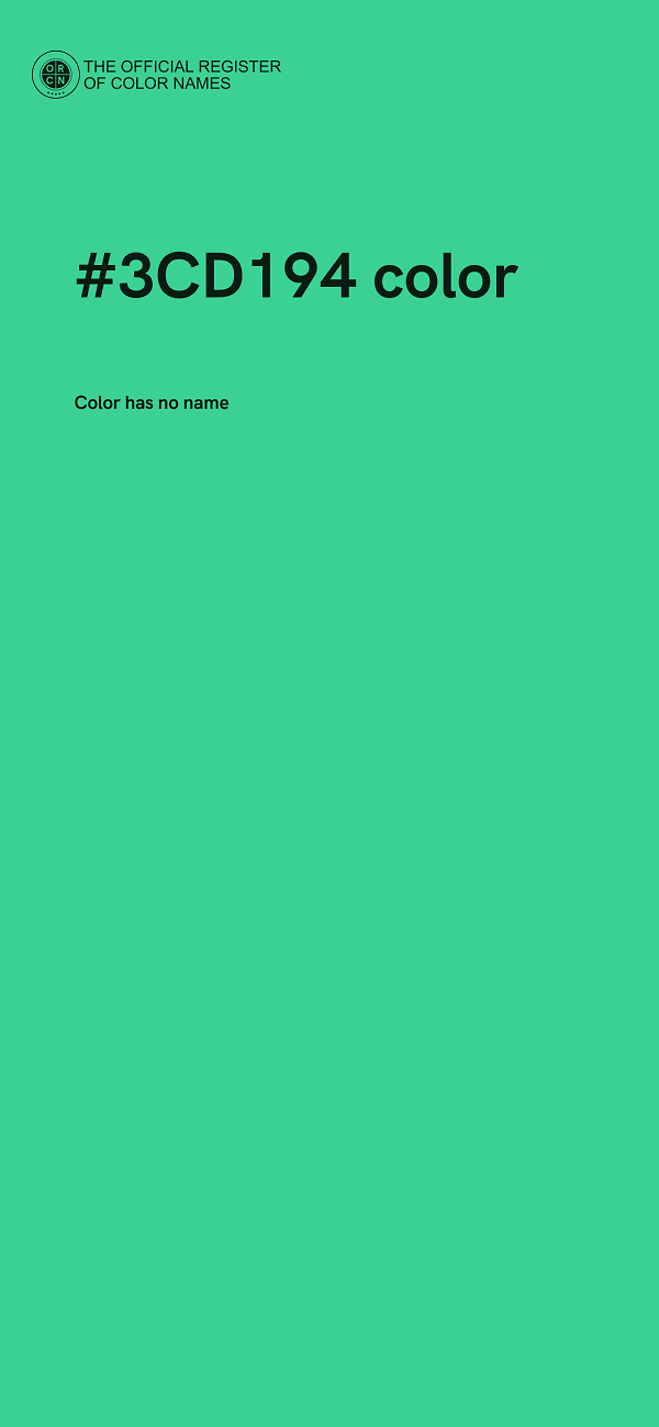 #3CD194 color image